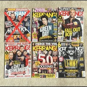 Assorted Kerrang! Magazines